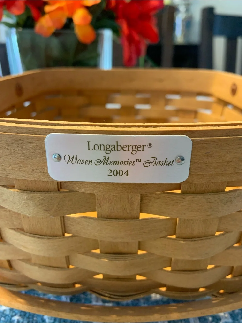 Longaberger Woven Memories Basket 2004
